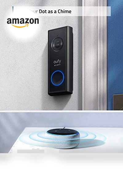Wi-Fi Video Doorbell Kit, 1080p Resolution, 120-day Battery, No Monthly Fees — Kits, eufy