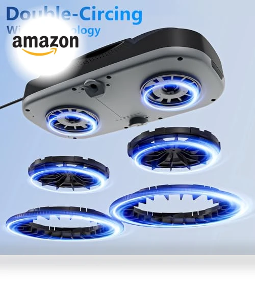 Window Cleaning Robot with Smart Navigation and Triple Safety System — Smart Cleaning Robots, TOSIMA