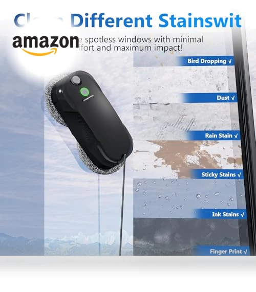 Window Cleaning Robot with Smart Navigation and Triple Safety System — Smart Cleaning Robots, TOSIMA