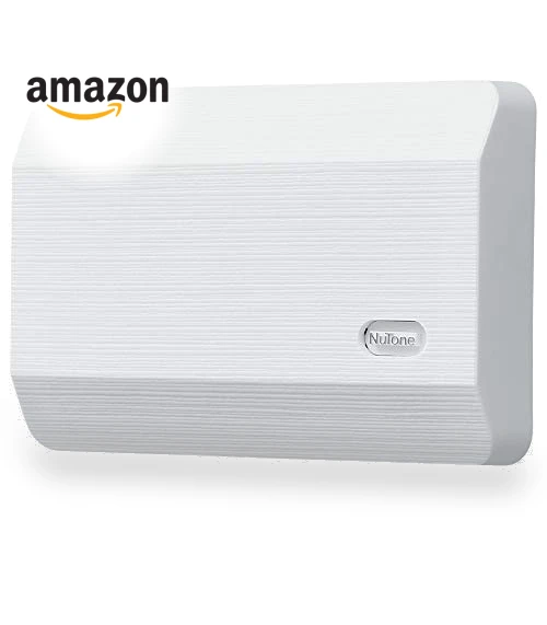 Wired Door Chime with Two Tones, White Textured — Chimes, Broan-NuTone