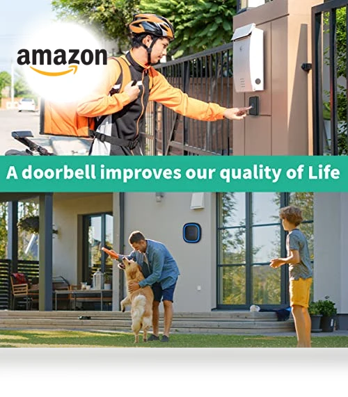 Wireless Doorbell with 56 Chimes, IP66 Waterproof, 1000ft Range — Kits, LetsWill