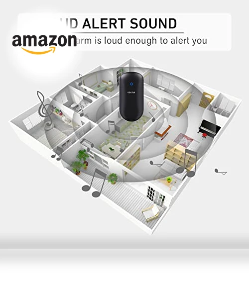 Wireless Doorbell with 1000ft Coverage, 52 Chimes, LED Flash — Push Buttons, SECRUI