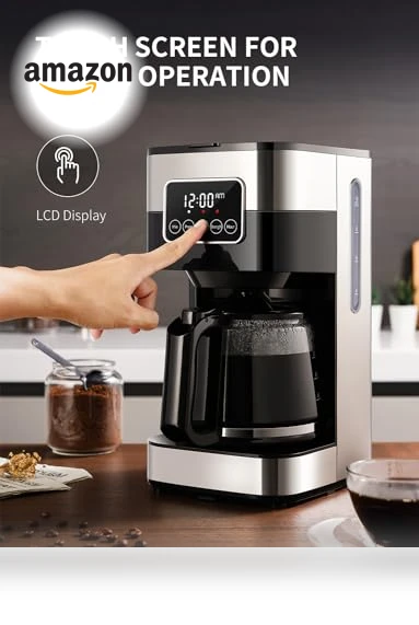 10-Cup Programmable Coffee Maker with Strong Brew Option — Coffee Makers, SHARDOR