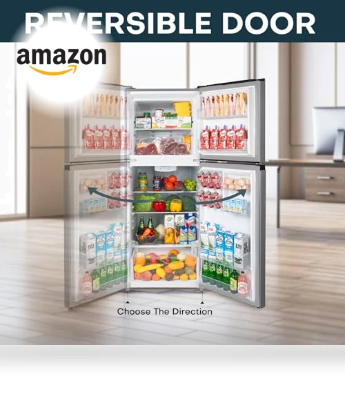11.6 Cu.Ft. Double Door Refrigerator with Top Freezer — Cooling Solutions, Upstreman