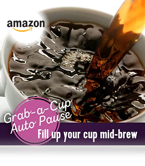 12-Cup Black Coffee Maker with Auto Pause and Glass Carafe — Coffee Makers, Mr. Coffee