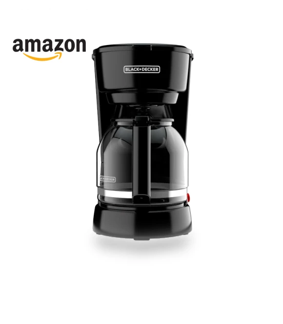12-Cup Coffee Maker with Easy On/Off Switch, Non-Drip Carafe — Coffee Makers, BLACK+DECKER