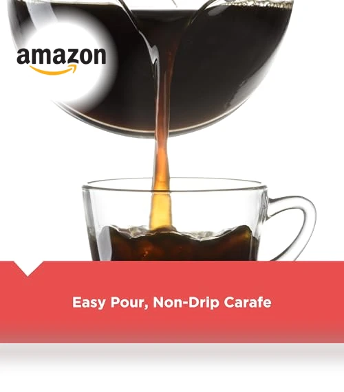 12-Cup Coffee Maker with Easy On/Off Switch, Non-Drip Carafe — Coffee Makers, BLACK+DECKER