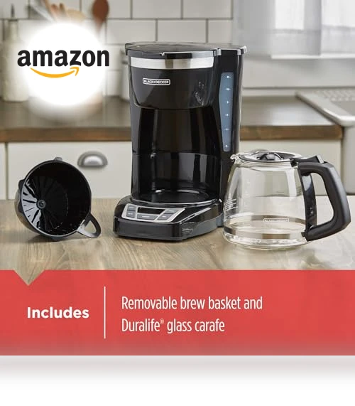 12-Cup Digital Coffee Maker — Coffee & Espresso Combos, BLACK+DECKER