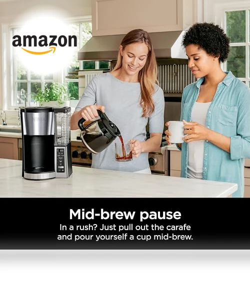 12-Cup Programmable Coffee Brewer with Adjustable Warm Plate — Coffee Makers, Ninja