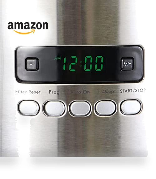 12 Cup Drip Coffee Machine with Programmable Timer and Aroma Control — Coffee Makers, Kenmore
