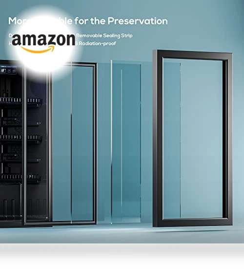 120 Cans Freestanding Mini Fridge Cooler with Glass Door — Drink Coolers, Manastin