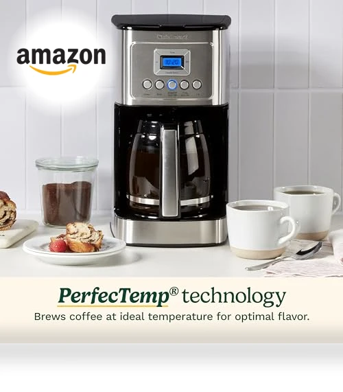 14-Cup Programmable Coffee Maker with Glass Carafe — Coffee & Espresso Combos, Cuisinart