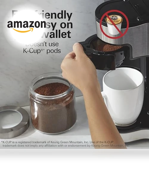 2-Way 12 Cup Programmable Drip Coffee Maker & Single Serve Machine — Coffee Makers, Hamilton Beach