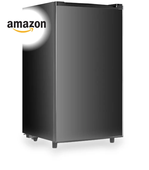 3.2 Cu.Ft Mini Fridge with Freezer, Adjustable Thermostat, Energy-efficient, Low Noise — Mini Fridges, Sweetcrispy