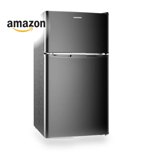Mini Fridge with Freezer, 2 Door Small Refrigerator, 3.2 CU.FT — Mini Fridges, BANGSON