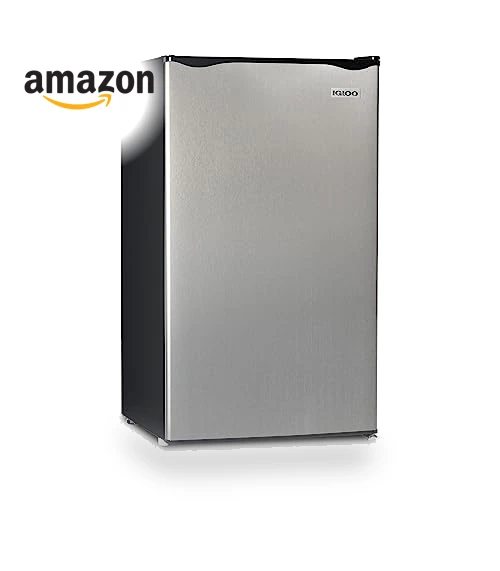 3.2 Cu.Ft. Compact Refrigerator with Freezer - Slide Out Glass Shelf — Mini Fridges, Igloo