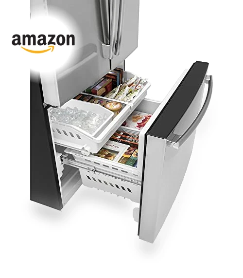 36" French Door Refrigerator with Internal Water Dispenser, Spill-Proof Shelves — Cooling Solutions, GE