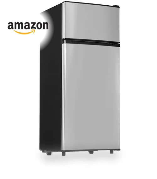 4.5 Cu.Ft Mini Fridge with Freezer, 2 Doors, Adjustable Shelves — Mini Fridges, Manastin