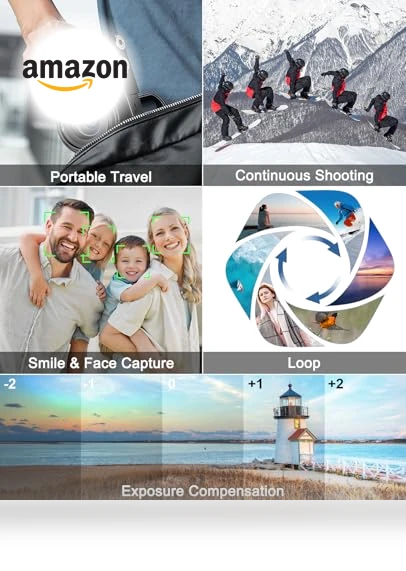 4K Digital Camera for Photography and Video with Autofocus and Anti-Shake — Compact Digital Cameras, Zostuic