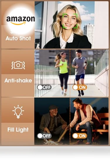 4K Autofocus Digital Camera with 16X Zoom and 32GB Card — Compact Digital Cameras, Lecnippy