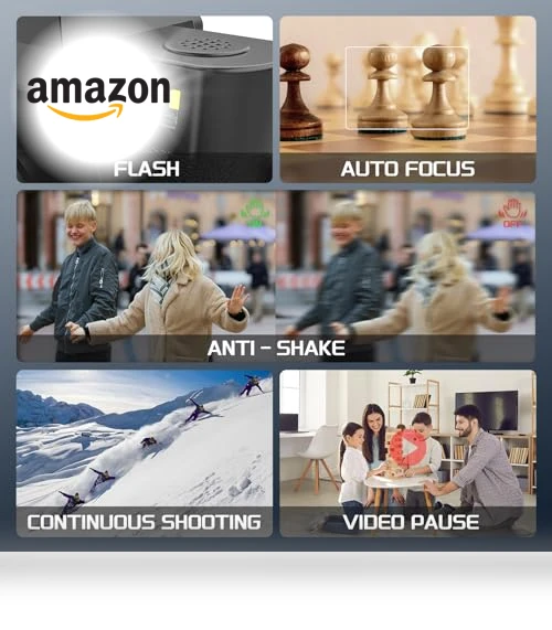 48MP WiFi Digital Camera with 4K Video, 16X Zoom, Wide Angle & Macro Lens — Professional DSLR Cameras, NBDDIGITAL