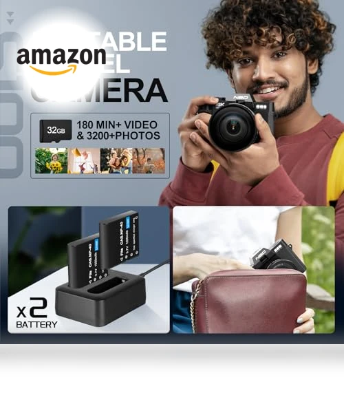 48MP WiFi Digital Camera with 4K Video, 16X Zoom, Wide Angle & Macro Lens — Professional DSLR Cameras, NBDDIGITAL
