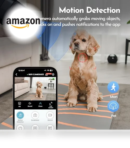 4K HD Mini WiFi Camera with Motion Detection — Smart Home Security, Braload