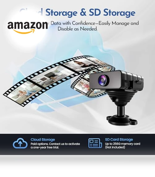 4K HD Mini WiFi Camera with Motion Detection — Smart Home Security, Braload