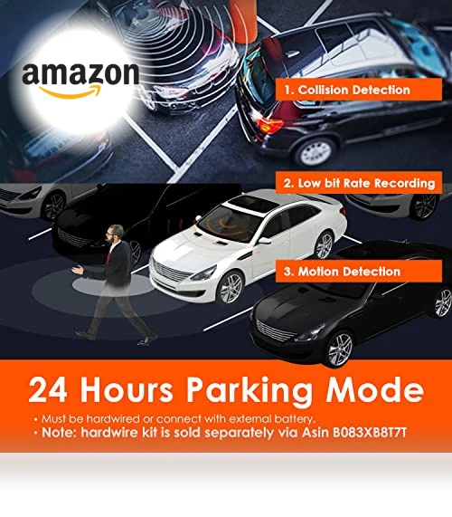 3 Channel Dash Cam with 4K, 1440P, and 1080P Resolution, IR Night Vision, 24 Hours Parking Mode — Dashboard Cameras, VANTRUE