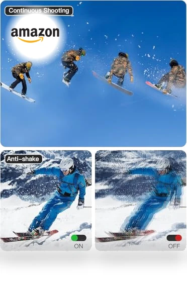 56MP FHD 1080P Digital Camera for Kids with 16x Zoom Anti Shake — Portable Media Devices & Accessories, Fleafer
