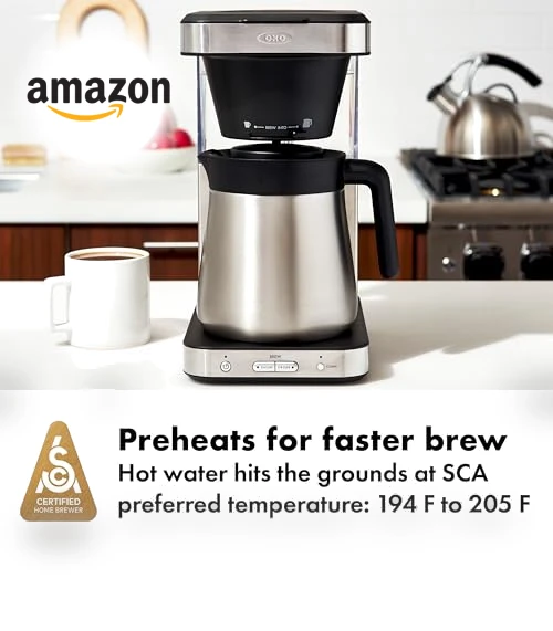 8 Cup Coffee Maker with Thermal Carafe — Coffee & Espresso Combos, OXO