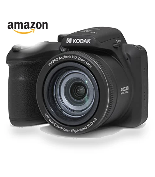 20MP Digital Camera with 40X Optical Zoom, 1080P Full HD Video — Compact Digital Cameras, KODAK