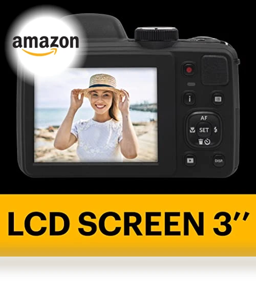 20MP Digital Camera with 40X Optical Zoom, 1080P Full HD Video — Compact Digital Cameras, KODAK