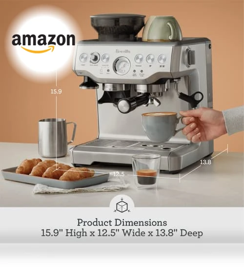 Barista Express Espresso Machine with Integrated Grinder — Coffee & Espresso Combos, Breville