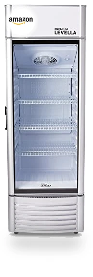 Commercial Beverage Cooler Merchandiser with Customizable Lightbox - 9.0 cu ft — Mini Fridges, PremiumLevella