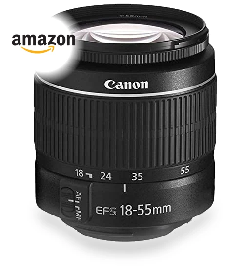 DSLR Camera Bundle with 18-55mm Lens, 64GB Memory, and Accessories (Renewed) — Professional DSLR Cameras, Canon
