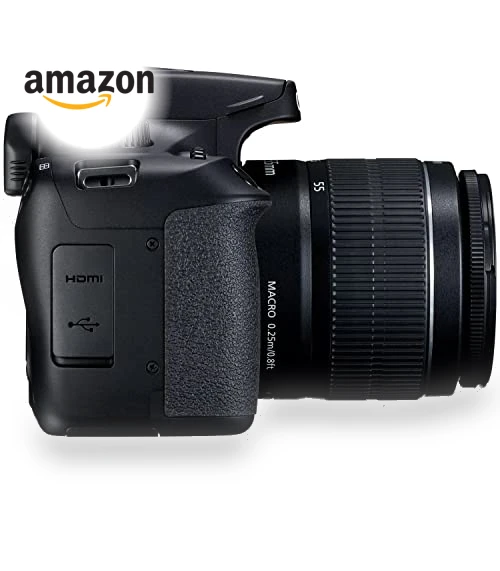 DSLR Camera Bundle with 18-55mm Lens, 64GB Memory, and Accessories (Renewed) — Professional DSLR Cameras, Canon