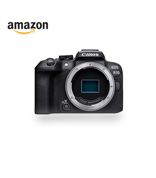 Mirrorless Vlogging Camera with Lens, Tripod and Microphone, 24.2MP, 4K Video — Professional DSLR Cameras, Canon
