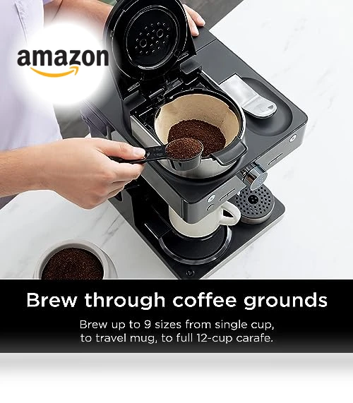 Espresso & Coffee Maker Barista System with Built-in Frother — Coffee & Espresso Combos, Ninja
