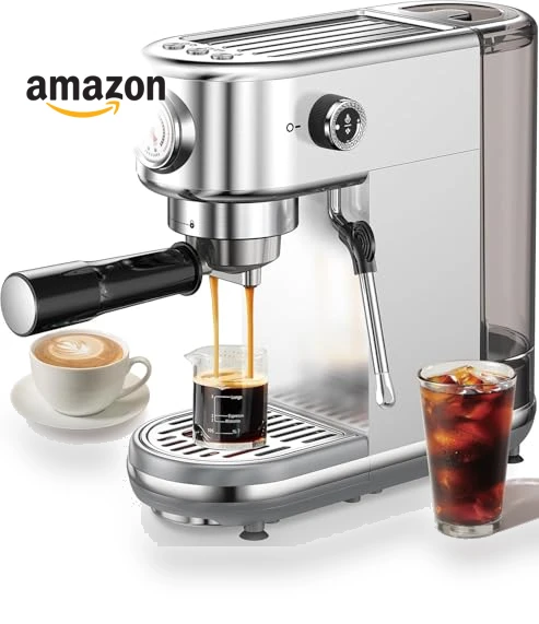 20 Bar Professional Espresso Machine with Milk Frother — Coffee & Espresso Combos, Atatix