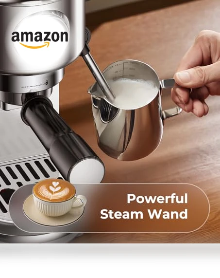 20 Bar Professional Espresso Machine with Milk Frother — Coffee & Espresso Combos, Atatix