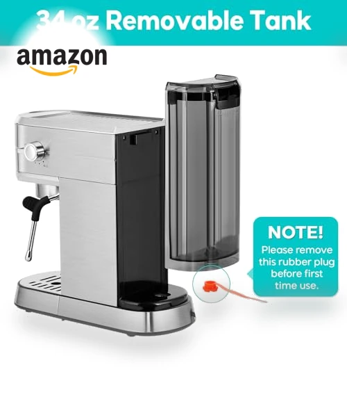 20 Bar Espresso Machine with Steam Milk Frother — Coffee & Espresso Combos, CASABREWS