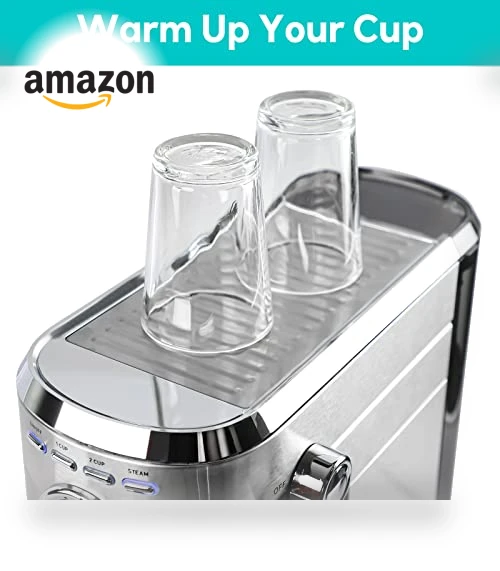 20 Bar Espresso Machine with Steam Milk Frother — Coffee & Espresso Combos, CASABREWS