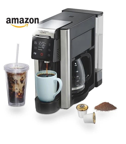 FlexBrew Advanced 5-in-1 Programmable Coffee Maker — Coffee & Espresso Combos, Hamilton Beach