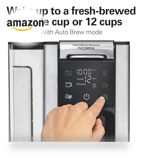 FlexBrew Advanced 5-in-1 Programmable Coffee Maker — Coffee & Espresso Combos, Hamilton Beach