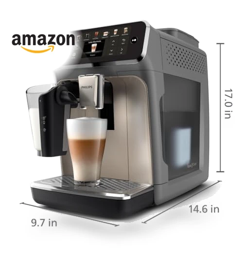 Fully Automatic Espresso Machine with LatteGo Milk System — Coffee & Espresso Combos, Philips