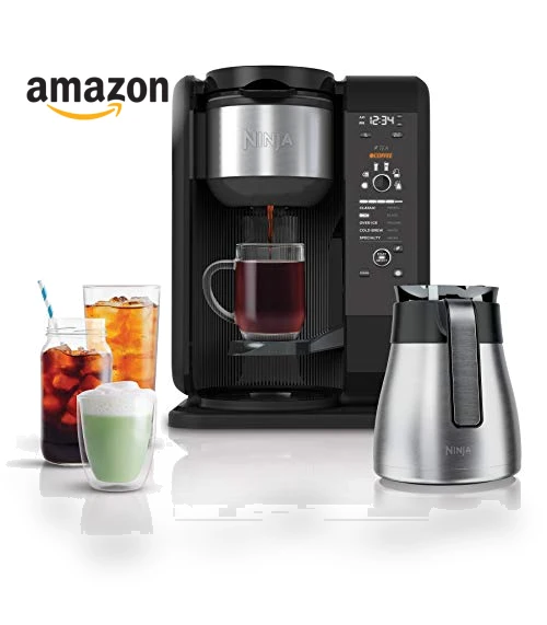 Hot and Cold Brewed System, Tea & Coffee Maker with Auto-iQ — Chilled Brew Essentials, Ninja