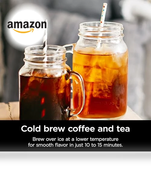 Hot and Cold Brewed System, Tea & Coffee Maker with Auto-iQ — Chilled Brew Essentials, Ninja