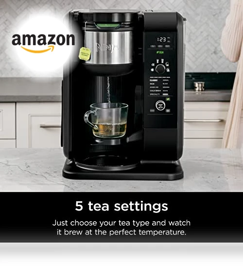 Hot and Cold Brewed System, Tea & Coffee Maker with Auto-iQ — Chilled Brew Essentials, Ninja