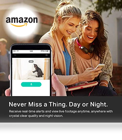 Indoor Pan/Tilt Smart Security Camera, 1080p HD with Night Vision, Motion Detection — Smart Home Security, TP-Link